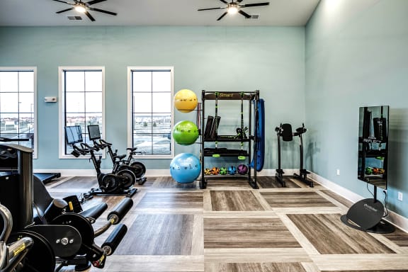 State-of-the-Art Fitness Center at The Fireside at Waukee in Waukee, IA
