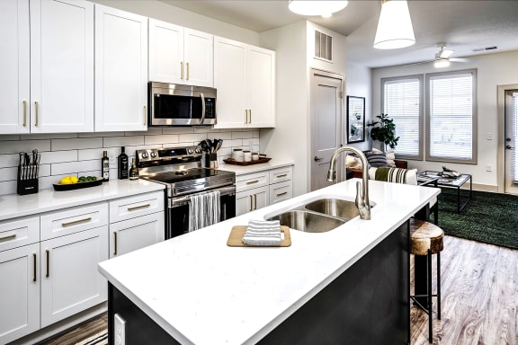 Large Kitchens at The Fireside at Waukee in Waukee, IA