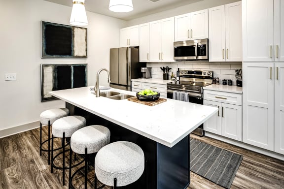 Stainless Steel Appliances at The Fireside at Waukee in Waukee, IA