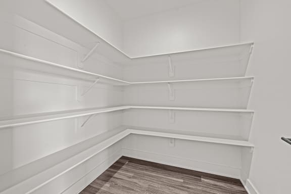 Large closets at Hawthorne Row Townhomes in Bentonville, AR