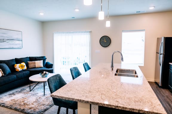 In-Kitchen Dining at Heartland Flats in Beatrice, NE