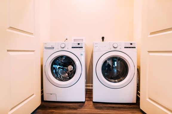In-unit washer & dryer at Heartland Flats in Beatrice, NE
