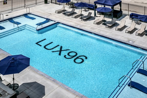 Two Resort-Style Pools at The Apartments at Lux 96 in Papillion, NE