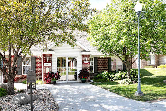 Clubhouse with Community Kitchen at Orchard Village in Omaha, NE