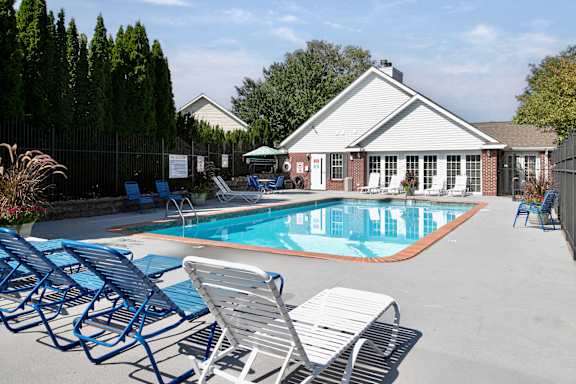 Sparkling Pool at Orchard Village in Omaha, NE
