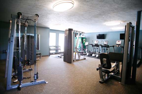 24-Hour Fitness Center at Pacific West Apartments in Omaha, NE