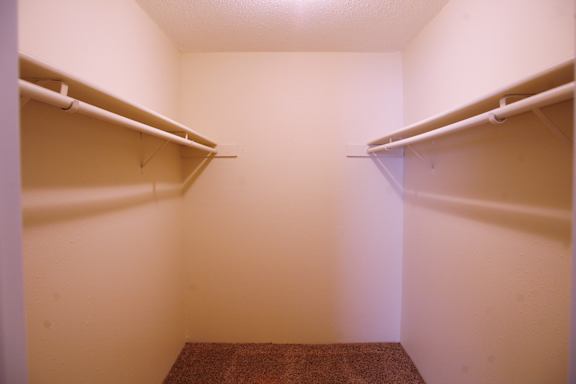 Large closets at Pacific West Apartments in Omaha, NE