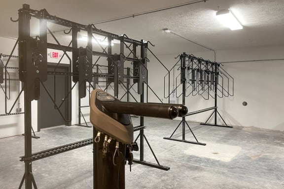 On-site bike storage at Park125 in Omaha, NE