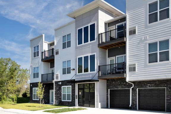 Attached Garages at The Parker in Papillion, NE