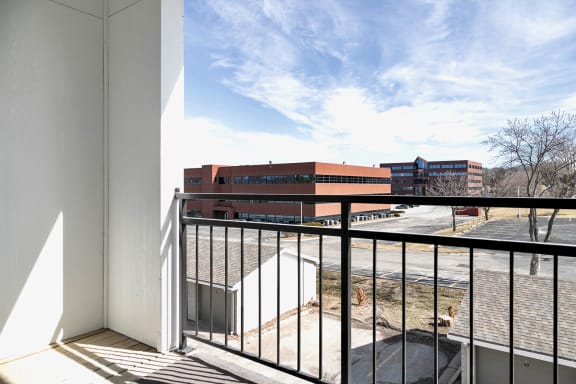 Patio/Balcony at Parkwood Terrace in Omaha, NE