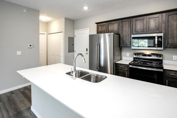 Efficient appliances at Prairie Park Apartments in Wayne, NE