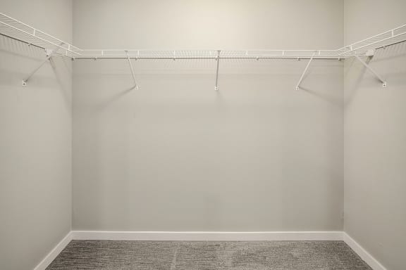 Large closets at Prairie Park Apartments in Wayne, NE