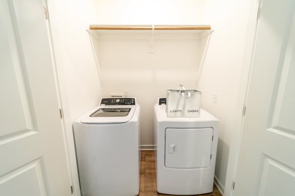 Large Capacity Washer and Dryer Set at Shadowbrooke Village in Rogers, AR