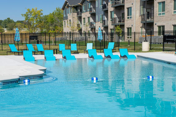 Sparkling Pool at Sterling Prairie Trail North in Ankeny, IA