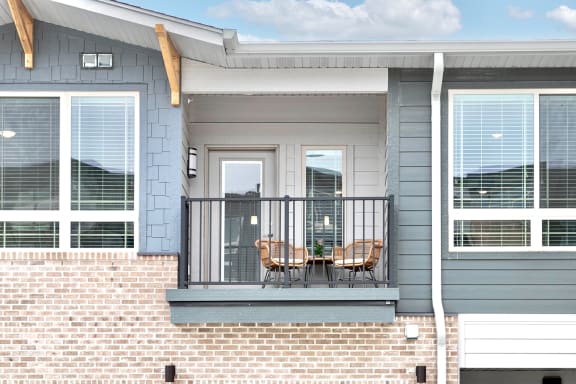 Balcony at The Sterling Prairie Trail North in Ankeny, IA