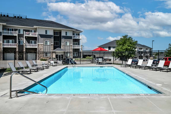 Relaxing Pool at Tamarin Ridge in Lincoln, NE