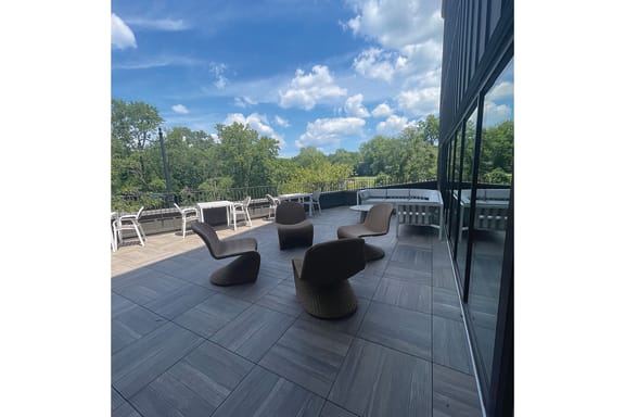 Community Deck at The Howard East Central in Bentonville, AR
