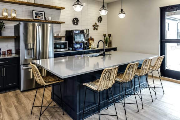 Well Equipped Kitchen And Dining at Tiburon Ridge, Nebraska