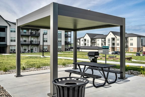 BBQ/Picnic area at Tiburon Ridge, Omaha, NE 68136