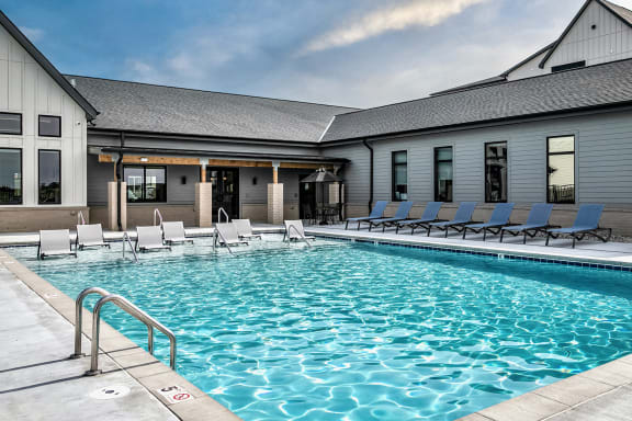 Beautiful swimming pool at Tiburon Ridge, Omaha, 68136