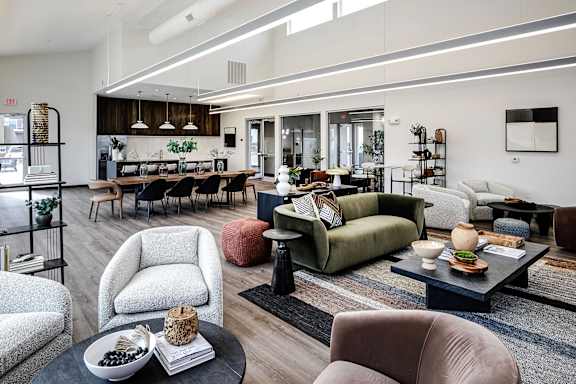 Community Lounge at The Trails at North Streams in Omaha, NE