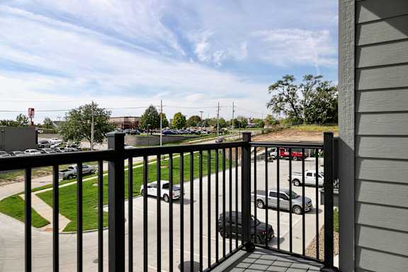 Patio/balcony at VUE19 in Bellevue, NE