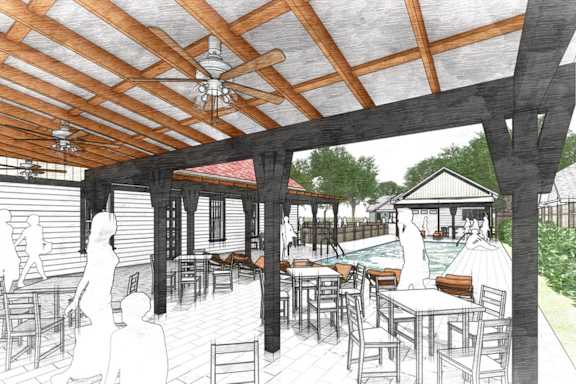 Heated Outdoor Pool at Hawthorne Grove in Rogers, NE