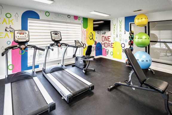Fitness Center at Somerset Apartments in Lincoln, NE
