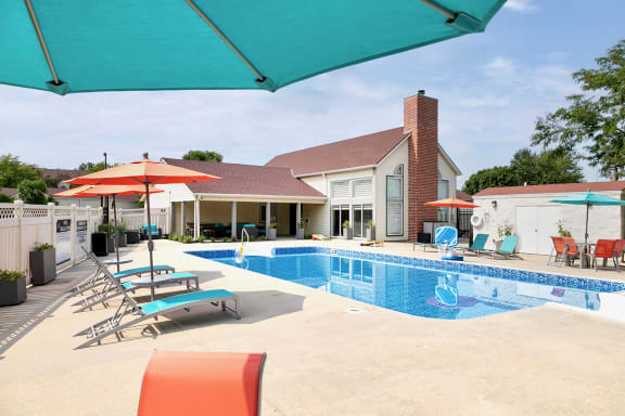 Swimming Pool at Somerset Apartments in Lincoln, NE
