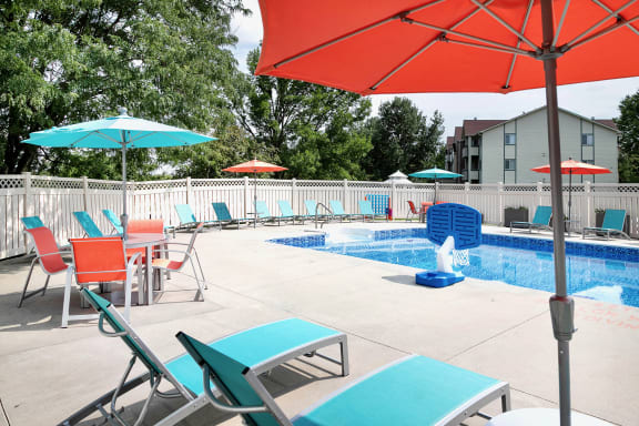 Swimming Pool at Somerset Apartments in Lincoln, NE