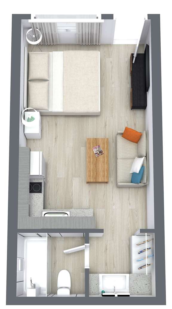 Floor Plan  The Teale - Navy Yard Type A(1) at The Teale Siesta Lago in Kissimmee, FL, 34746