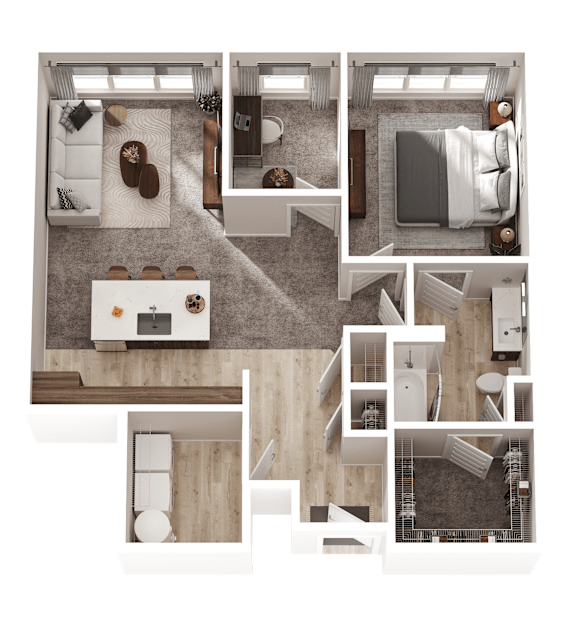 1 bed 1 bath A31 at The District at Deerfield Residences Apartments, Mason, 45040