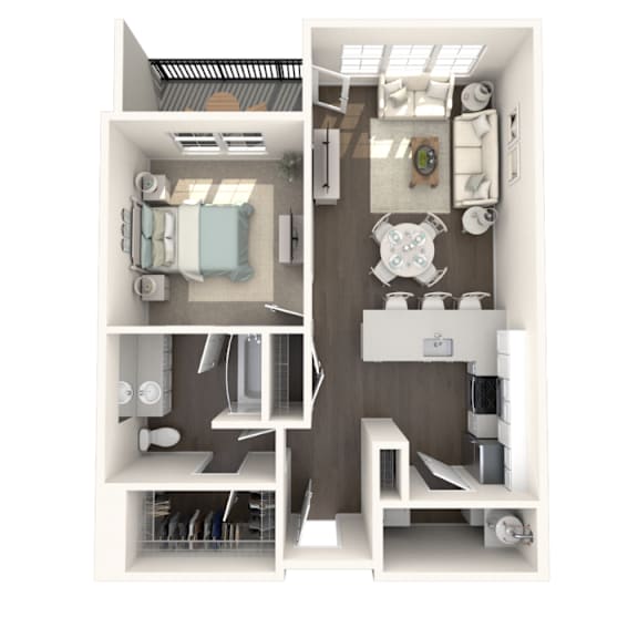 1 bedroom 1 bathroom apartment in Haslett MI | Newton Place Apartments in Haslett