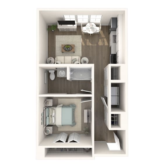 1 bedroom 1 bathroom apartment in Haslett MI | Newton Place Apartments in Haslett