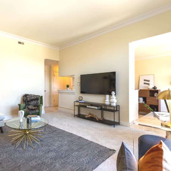 Spacious living room | Novi apartments 48375