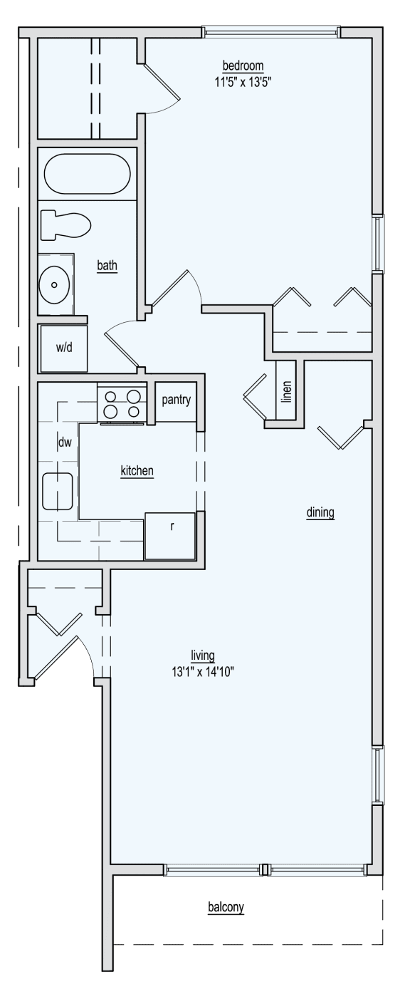 floor plan of the first level of the floor plan