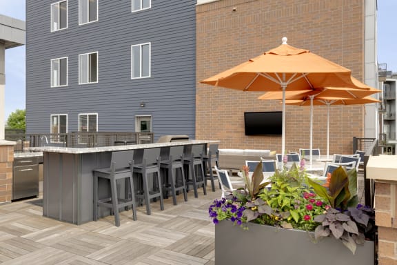 Rooftop Plaza at Galante at Parkside, Apple Valley, Minnesota
