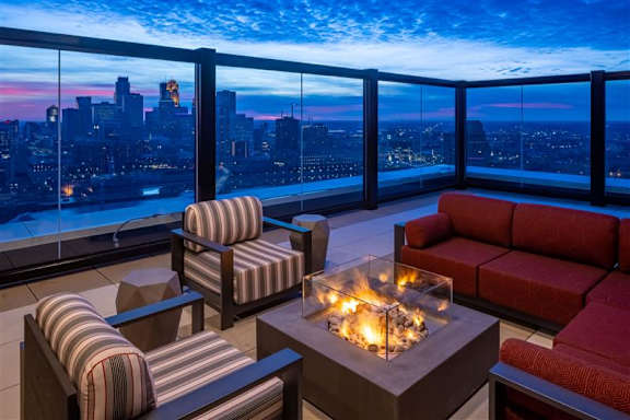 Rooftop Community Room and Terrace at Expo, Minneapolis, MN 55414