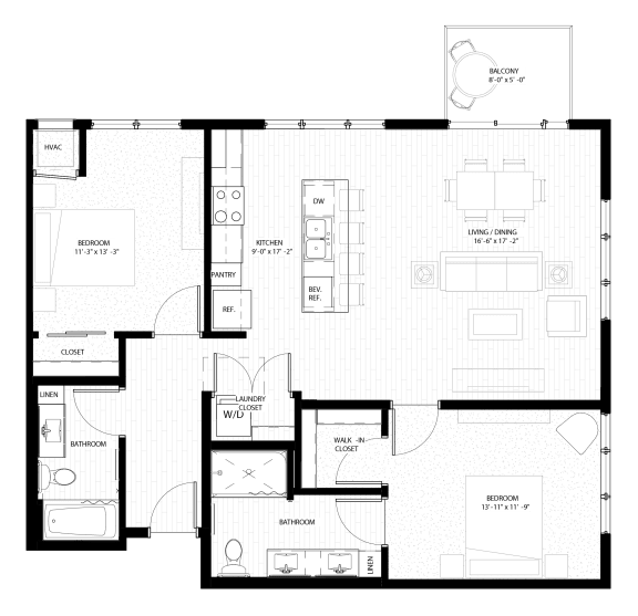 Nuvelo at Parkside Apartments in Apple Valley, MN Floor Plan