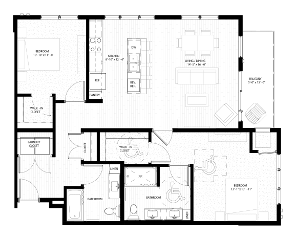Nuvelo at Parkside Apartments in Apple Valley, MN Floor Plan
