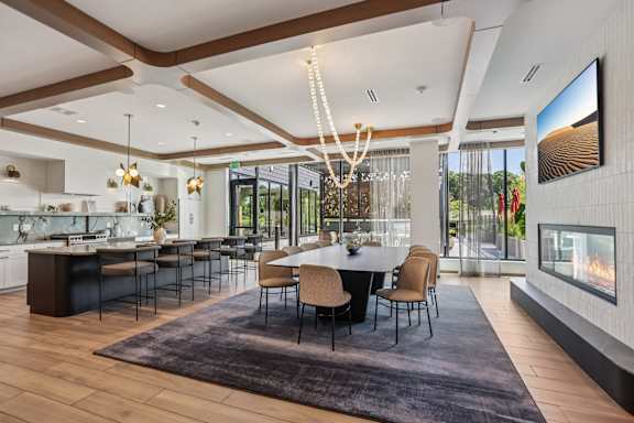 Large Community Clubhouse at The Mera, St Louis Park, MN, Minnesota, 55426