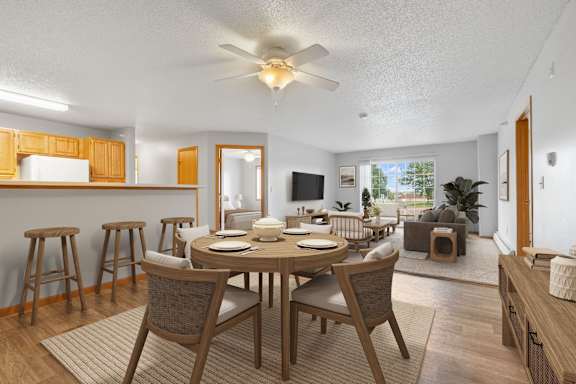 Kennsington Three Bedroom Two Bathroom Floor Plan at The Preserve at Commerce in Rogers, MN 55374