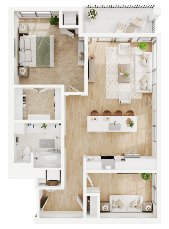 Floor Plan  A10 Floor Plan at Lilia, Minnesota