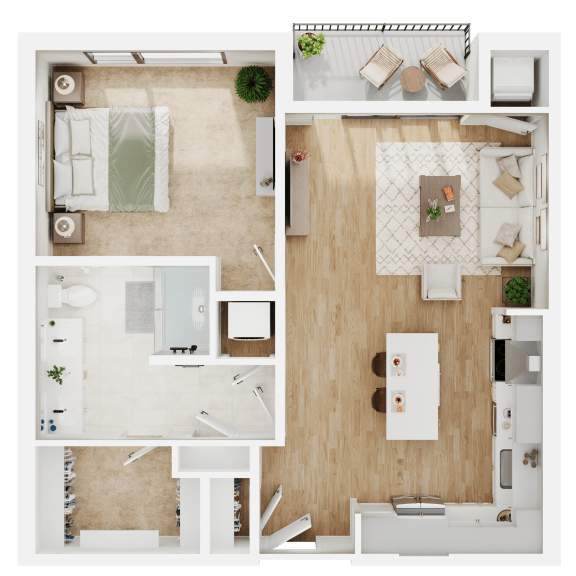 A4 Floor Plan at Lilia, Minnesota, 55118
