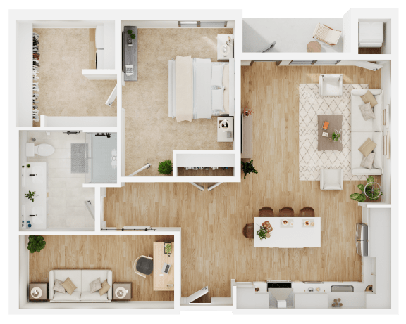 A8 Floor Plan at Lilia, Minnesota, 55118
