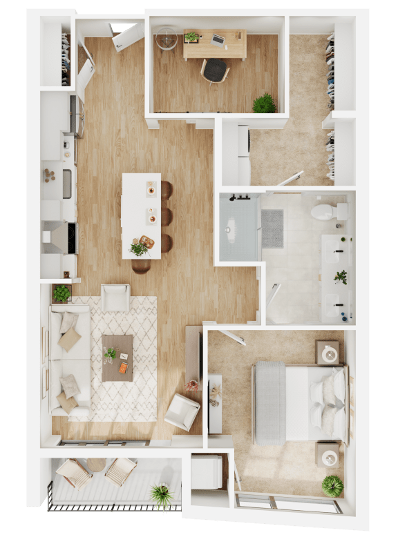 Floor Plan  A9 Floor Plan at Lilia, Lilydale, 55118