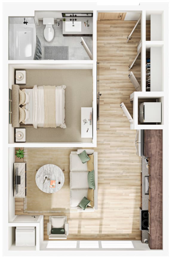1 bed 1 bath A at The Mera, St Louis Park