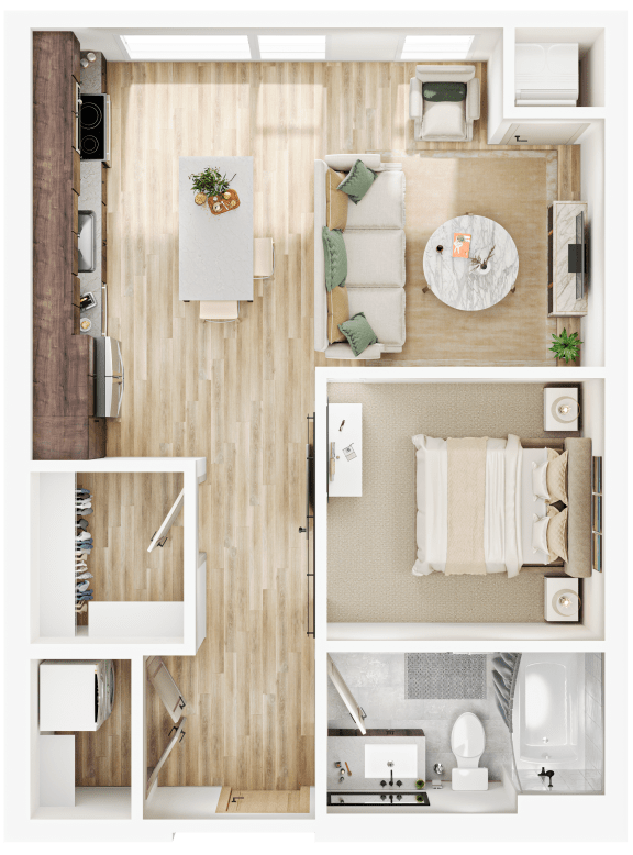 1 bed 1 bath C at The Mera, St Louis Park, MN 55426