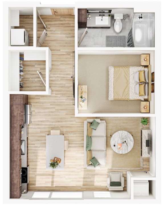 1 bed 1 bath E at The Mera, St Louis Park, Minnesota