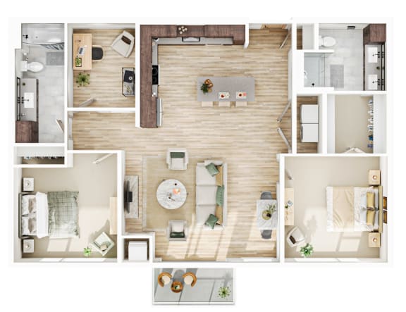 2 bed 2 bath H at The Mera, Minnesota 55426